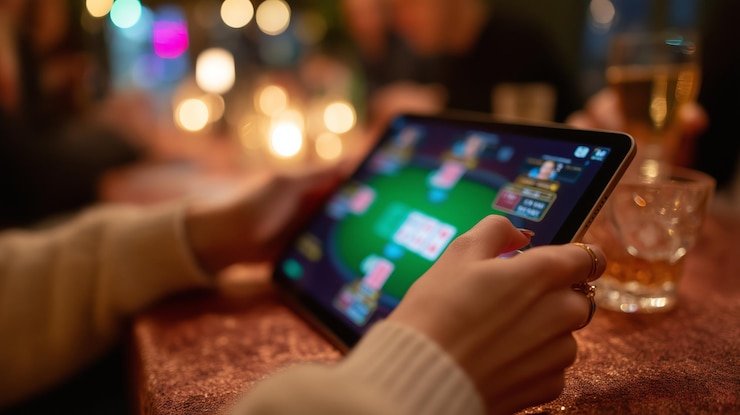 SA Gaming live dealer studio with baccarat table and multi-camera setup